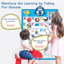 Carica l'immagine nel visualizzatore di Gallery, Richgv Alfabeto Interattivo Poster, Grafico a Muro Educativo con Suono, Decorazione per la Classe e Casa, Imparare l'ABC, 123, Parole, Canzone, Giocattolo di Apprendimento, Regalo per Bambini 2 anni+