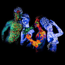 Carica l&#39;immagine nel visualizzatore di Gallery, neon nights 8 x Vernice Fluorescente Pelle Viso Corpo Colore UV |...