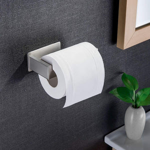 Yosemy 1*Porta Carta Igienica In Acciaio Inox + 4*Gancio Adesivo... - Ilgrandebazar