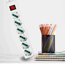 Carica l&#39;immagine nel visualizzatore di Gallery, Extrastar Multipresa Ciabatta Elettrica con 6 Prese 6 Posti, Cavo 3 mt. - Ilgrandebazar