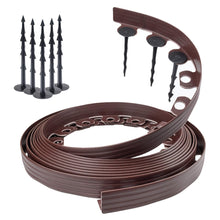Carica l&#39;immagine nel visualizzatore di Gallery, Bordura per aiuole Marrone Chrispol System - lunghezza 10 10 metri, - Ilgrandebazar