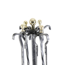 Carica l&#39;immagine nel visualizzatore di Gallery, Kamino-Flam 337187 Kit Utensili da Caminetto in 13.6x27.2x67.6 cm, Nero - Ilgrandebazar