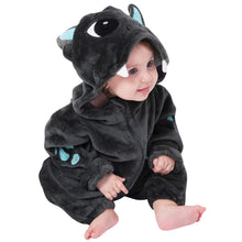 Carica l&#39;immagine nel visualizzatore di Gallery, corimori 1850 (4+ designs) Spark Drago Costume Neonati Tuta Kigurumi Animale...
