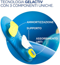 Carica l'immagine nel visualizzatore di Gallery, Scholl Gel Activ Sport - Solette per scarpe da Uomo, Con tecnologia antiodore, 40-46.5 EU, 1 Paio 40-46 Uomo