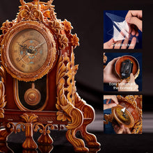 Carica l'immagine nel visualizzatore di Gallery, CubicFun Puzzle 3D Orologio a Pendolo Kit Modello Retro Orologio da Scrivania Fai-da-Te Kit di Costruzione Decorazioni Casa Unica Regalo Rompicapo per Bambini e Adulti, 128 Pezzi