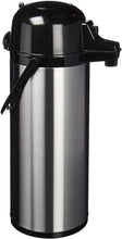 Carica l'immagine nel visualizzatore di Gallery, Quid 7520006 Xylon - Isoterma per caffè con beccuccio a doppia parete in vetro / acciaio inossidabile, 1,9 litri, Argento/Nero