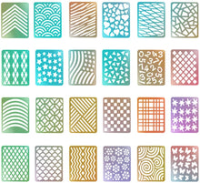 Carica l&#39;immagine nel visualizzatore di Gallery, 288 Pezzi Unghie Sticker Adesivi Vinile Stencil Nail Art Decorazione Set Nail Art Design Adesivi Punte Decalcomanie, 24 Fogli
