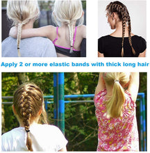 Carica l'immagine nel visualizzatore di Gallery, Rpanle Confezione da 1000 Mini Fasce Elastiche per Capelli Elastici a Treccia Morbida per Capelli per Bambini, Acconciatura da Sposa, Piccoli Dreadlock e Altro Ancora (Nero)