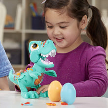Carica l'immagine nel visualizzatore di Gallery, Hasbro Play-Doh Dino Crew - Il T-Rex Mangione, dinosauro giocattolo con suoni da dinosauro e 3 uova Play-Doh, per bambini dai 3 anni in su