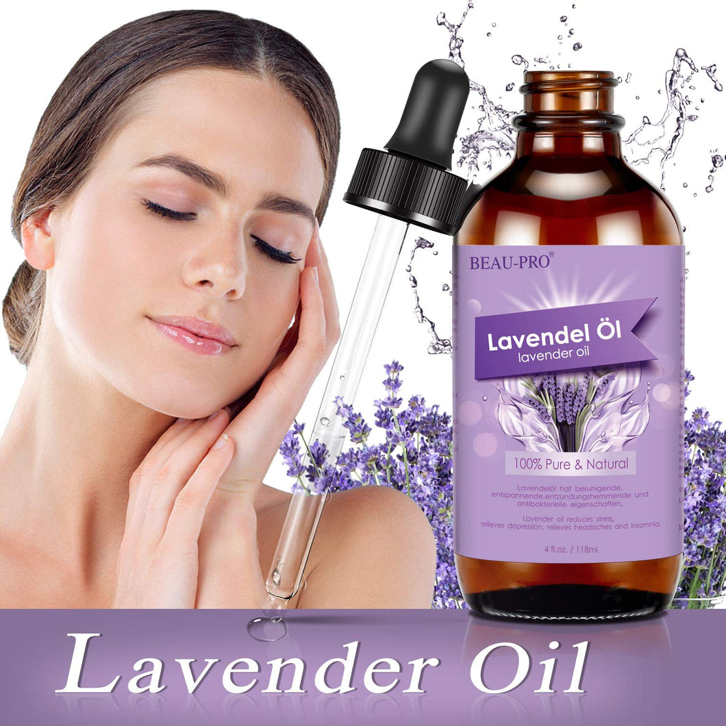 Olio di lavanda 118 ml, MANSI 100% puro e naturale non diluito oli PURPLE - Ilgrandebazar