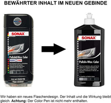 Carica l&#39;immagine nel visualizzatore di Gallery, SONAX 296100 Polish e cera - nero, 500ml
