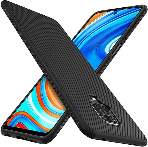 iBetter per Xiaomi Redmi Note 9S /Xiaomi Redmi Note 9 PRO Cover, Ultra Sottile di Gomma, Custodia Protettiva Antiurto,per la Xiaomi Redmi Note 9S /Xiaomi Redmi Note 9 PRO Smartphone.(Nero)