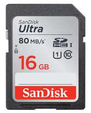 Carica l'immagine nel visualizzatore di Gallery, SanDisk Ultra Scheda di Memoria SDHC FFP, Velocità fino a 80 MB/sec, 16 GB,...
