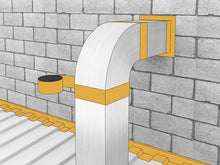 Carica l'immagine nel visualizzatore di Gallery, Sika 3731 Multiseal nastro di tenuta a freddo, autoadesiva, 75 mm x 10 m, colore: grigio