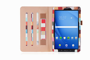 Custodia per Samsung Galaxy Tab A6 10.1- VOVIPO custodia cover in pelle Grid - Ilgrandebazar