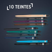 Carica l&#39;immagine nel visualizzatore di Gallery, Rimmel Matita Occhi Automatica Exaggerate, Matita Waterproof a Lunga Tenuta, Nero Nero (Noir) 1 Unità (Confezione da 1)