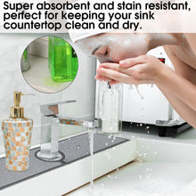 Carica l'immagine nel visualizzatore di Gallery, Bimkole 2PCS Tappetino Assorbente per Rubinetto, Rubinetto per Cucina Lavello Paraspruzzi Rubinetto Tappetino Assorbente Tappetino in Microfibra Rubinetto per Spruzzi per Attrezzi da Bagno di casa