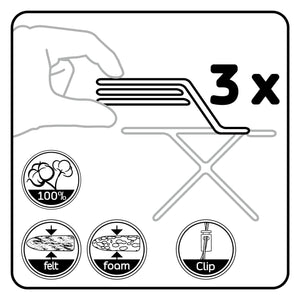 LaundrySpecialist® Comfort, Misura L/XL (T2) Copriasse in Puro Floreale - Ilgrandebazar