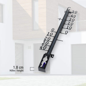 Lantelme 7702 - Termometro analogico da Giardino, in Metallo, 27 cm - Ilgrandebazar