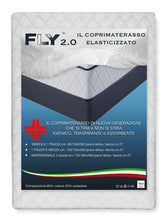 Carica l'immagine nel visualizzatore di Gallery, COPRIMATERASSO ELASTICIZZATO FLY 2.0 SPUGNA JACQUARD con angoli - MATRIMONIALE 2 PIAZZE