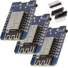 Carica l&#39;immagine nel visualizzatore di Gallery, AZDelivery 3 x D1 mini con NodeMCU ESP8266-12E, 100% compatibile 3x Mini - Ilgrandebazar