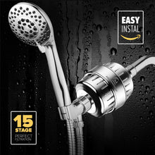 Carica l&#39;immagine nel visualizzatore di Gallery, AquaHomeGroup Filtro doccia a 15 fasi, Doccia A 15 Fasi - Ilgrandebazar