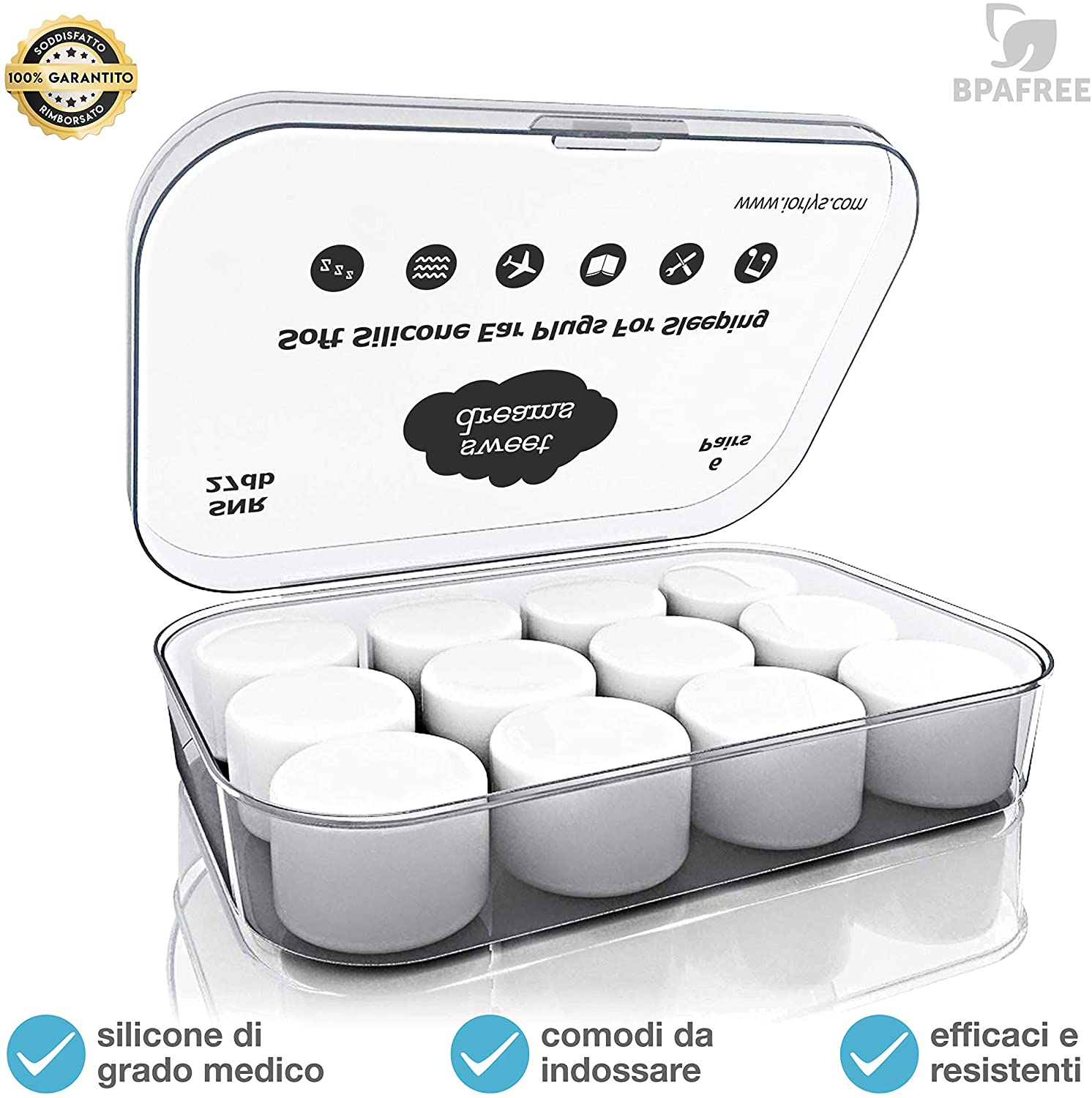 Tappi Loop Switch – Tappi per la riduzione del rumore con 3 modalità in Tappi Loop Switch – Tappi per la riduzione del rumore con 3 modalità in