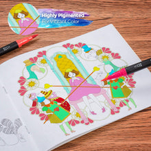 Carica l&#39;immagine nel visualizzatore di Gallery, Hethrone Pennarelli Acquerello Professionali 100 Colori Brush Multicolore - Ilgrandebazar