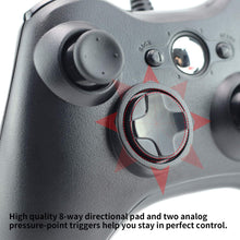 Carica l&#39;immagine nel visualizzatore di Gallery, Dhaose Xbox 360 Game Controller, Wired Game Controller Gamepad controller di design ergonomico migliorato per Xbox 360 PC Windows 7/ 8 / 10
