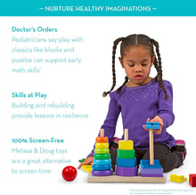 Carica l'immagine nel visualizzatore di Gallery, Melissa &amp; Doug - 10567 Impilatore Geometrico, 25 pezzi