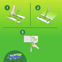 Carica l'immagine nel visualizzatore di Gallery, Swiffer Dry Panni Cattura Polvere, 63 Panni, Cattura e Intrappola Polvere e Sporco, Ottimo per I peli di Animale, per Tutti I Tipi di Pavimenti, Maxi Formato