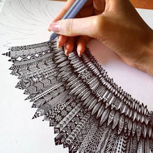 Carica l'immagine nel visualizzatore di Gallery, Fineliner, Beupro nero Pigment Liner micro penne da disegno per schizzi disegno redazione ufficio documenti Comic manga scrapbooking e scuola utilizzando