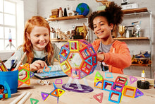 Carica l&#39;immagine nel visualizzatore di Gallery, Desire Deluxe 94 Pezzi Costruzioni Magnetiche per Bambini Gioco Educativo e Creativo per Bimbi da 3 Anni Plastica ABS Alimentare Atossica 94 Blocchi Magnetici con Angoli Smussati Diverse Forme