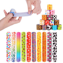 Carica l'immagine nel visualizzatore di Gallery, Lewo 100 PCS Slap Braccialetti Bomboniere con Cuori Colorati Emoji Animal... - Ilgrandebazar
