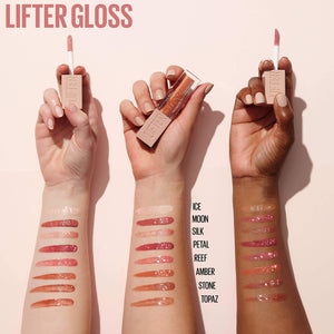 Maybelline New York Lifter Gloss, Lucidalabbra con acido ialuronico, Effetto rimpolpante e idratante, Petal (005), 5,4 ml