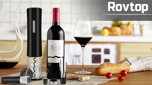 Carica l&#39;immagine nel visualizzatore di Gallery, Rovtop Cavatappi Elettrico,Apribottiglie 4 Aa Batterie