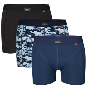 DANISH ENDURANCE Boxer da Uomo in Cotone Elasticizzato, Pacco 3, Mutande...