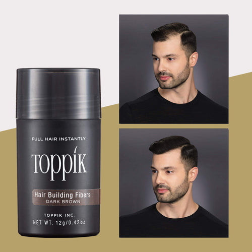 Toppik Fibre di cheratina per la 12 g, Castano Scuro (Darck Brown) - Ilgrandebazar