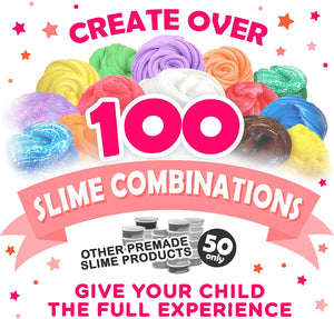 Original Stationery Ultimate Slime Kit: Kit Slime con componenti aggiuntivi per melma di Unicorno, melma Glitterata, melma Cloud e Altro - Kit di Slime Deluxe per Bambine e Bambini