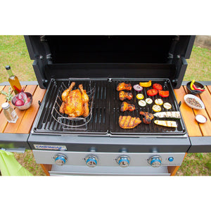 Campingaz Supporto di Cottura per Arrosto/Costine, Argento Multicolore - Ilgrandebazar