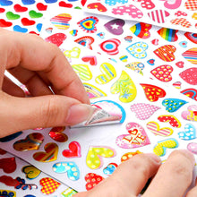 Carica l&#39;immagine nel visualizzatore di Gallery, Dream Loom Adesivi Cuore,60 Fogli Colorati Amore per Colorato - Ilgrandebazar