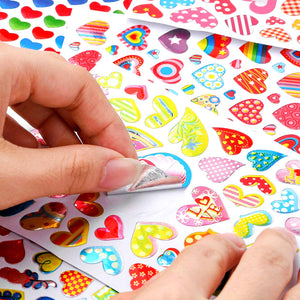 Dream Loom Adesivi Cuore,60 Fogli Colorati Amore per Colorato - Ilgrandebazar
