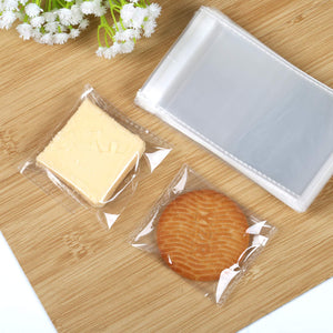 Gwhole 100pz Sacchettini Plastica Trasparenti Sacchetti Piccoli 100pz, Beige - Ilgrandebazar