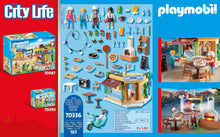 Carica l'immagine nel visualizzatore di Gallery, Playmobil City Life 70336 - Pizzeria con Tavoli all'Aperto con Effetti Luminosi, dai 4 anni
