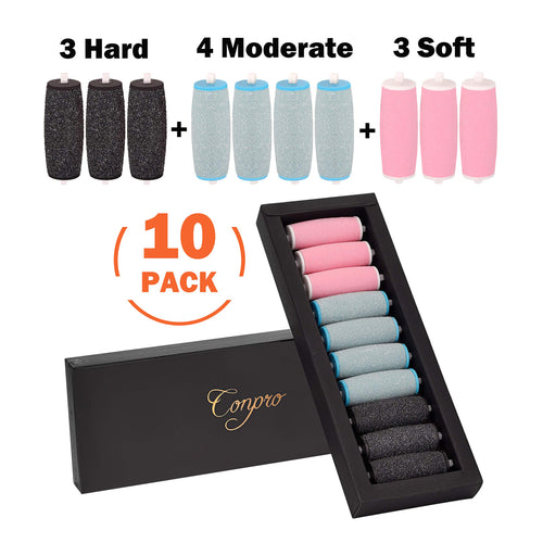 Conpro [10 Pezzi] Pedicure Elettrico Ricambi, 3 Tipi di Rugosità, Pietra... - Ilgrandebazar