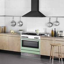 Carica l&#39;immagine nel visualizzatore di Gallery, Ciarra, cappa con aspiratore, da cucina, 90cm, in acciaio INOX (nero) Nero - Ilgrandebazar