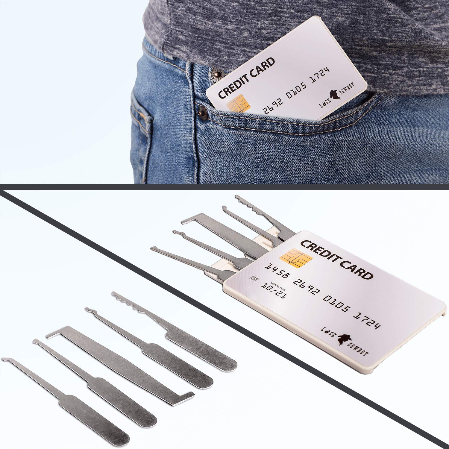 Kit Grimaldelli Loboo Idea Per Principianti - Con Serrature Trasparenti Kit Grimaldelli Loboo Idea Per Principianti - Con Serrature Trasparenti