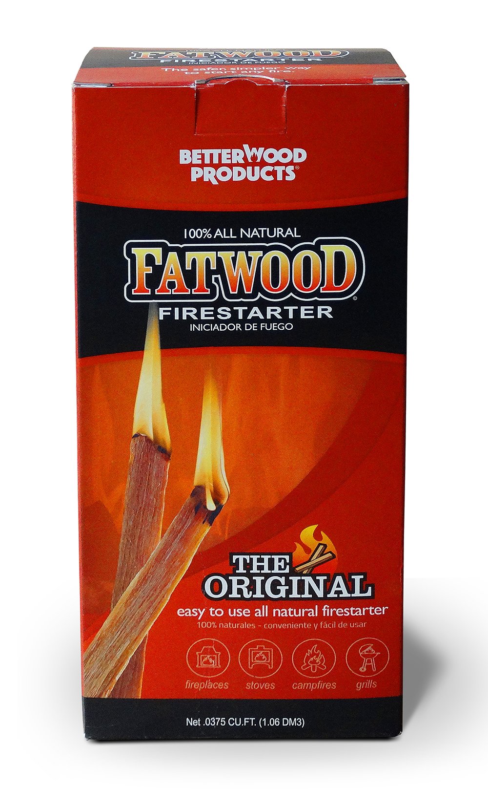 Fatwood 023865099835 Fire Starter Grill - Naturale 10x8x21 cm, Natural - Ilgrandebazar