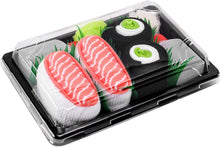 Carica l&#39;immagine nel visualizzatore di Gallery, Rainbow Socks - Donna Uomo Calzini Sushi Salmone Cetriolo Maki - 2 Paia