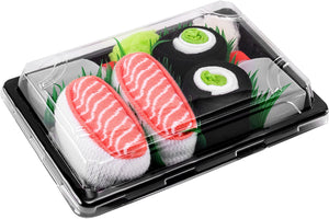 Rainbow Socks - Donna Uomo Calzini Sushi Salmone Cetriolo Maki - 2 Paia